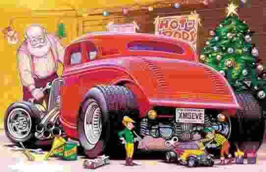 Santa hot rod photo: Santa's Hot Rod SANTASHOTROD.jpg